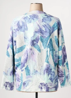 Sweat-shirt Olsen Violet Manches Longues