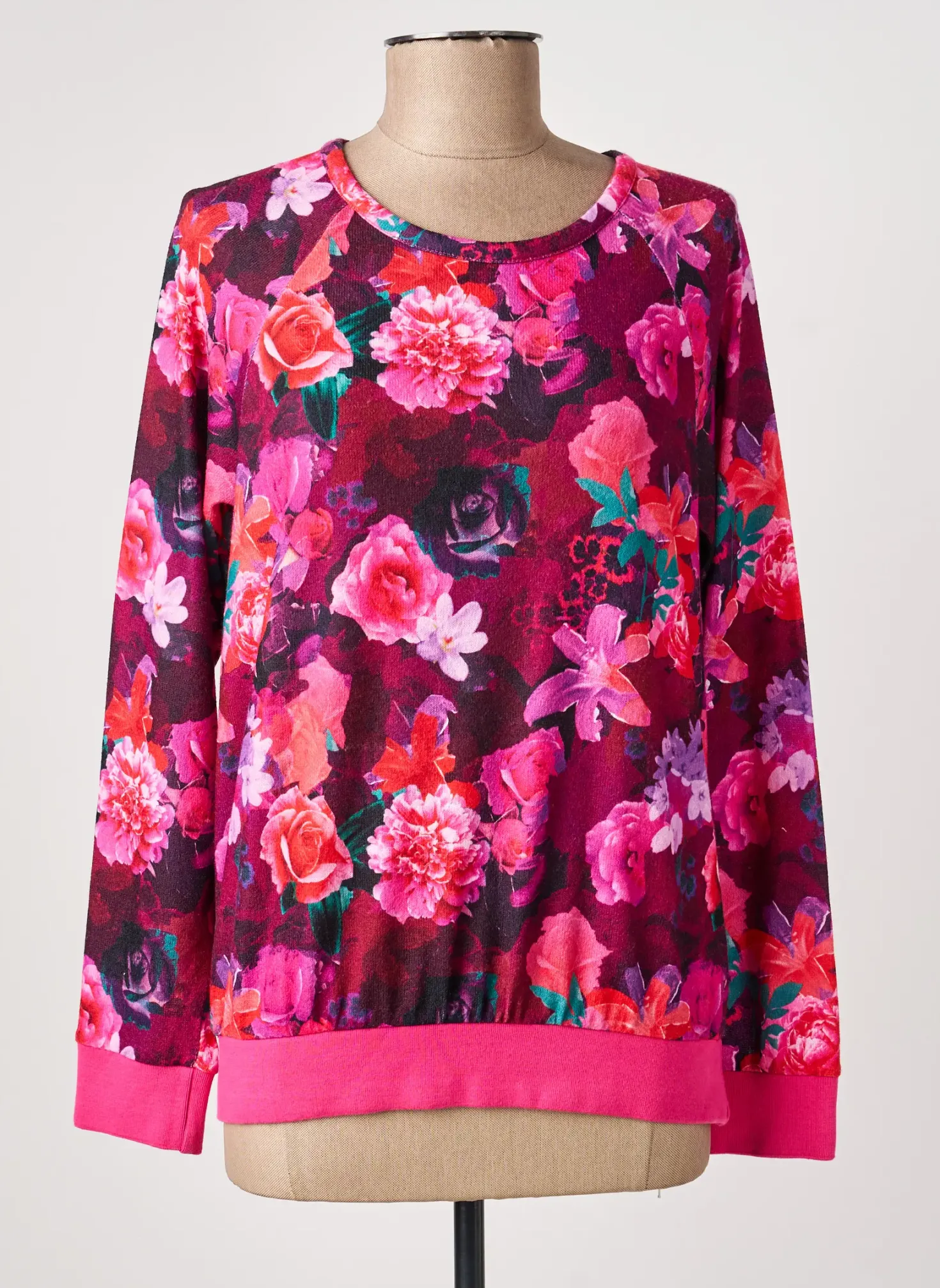 Sweat-shirt Paul Brial Rose Manches Longues