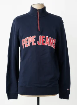 Sweat-shirt Pepe Jeans Bleu Manches Longues