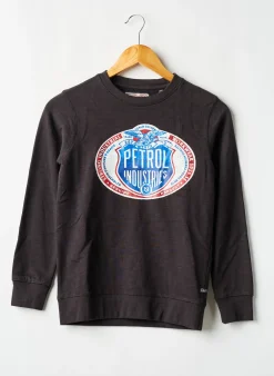 Sweat-shirt Petrol Industries Noir Manches Longues