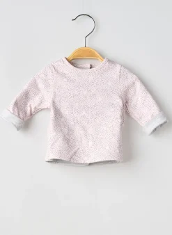 Sweat-shirt 3 Pommes Gris Manches Longues