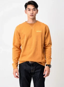 Sweat-shirt Quiksilver Marron Manches Longues