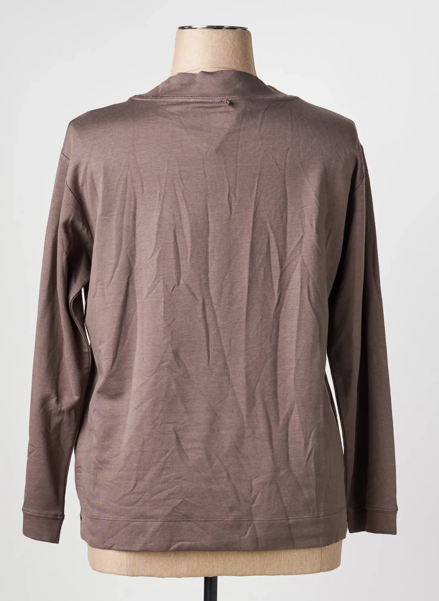 Sweat-shirt Rabe Gris Manches Longues