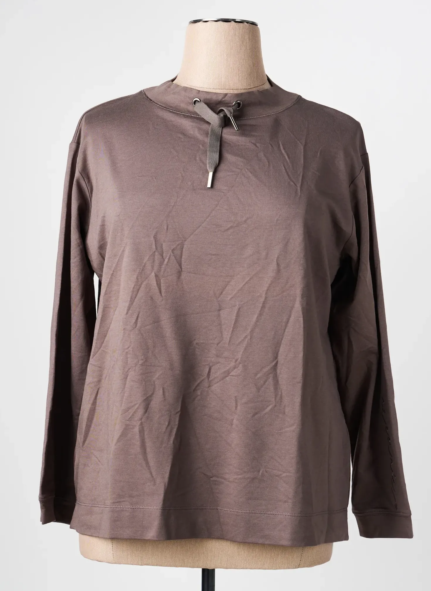 Sweat-shirt Rabe Marron Manches Longues