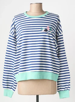 Sweat-shirt Ragwear Bleu Manches Longues