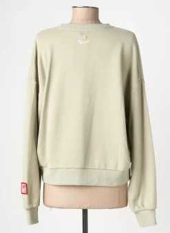 Sweat-shirt Ragwear Vert Manches Longues