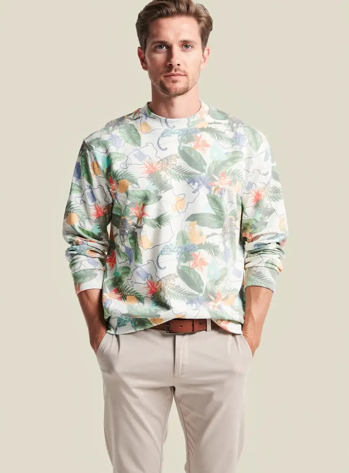 Sweat-shirt Ragwear Vert Manches Longues