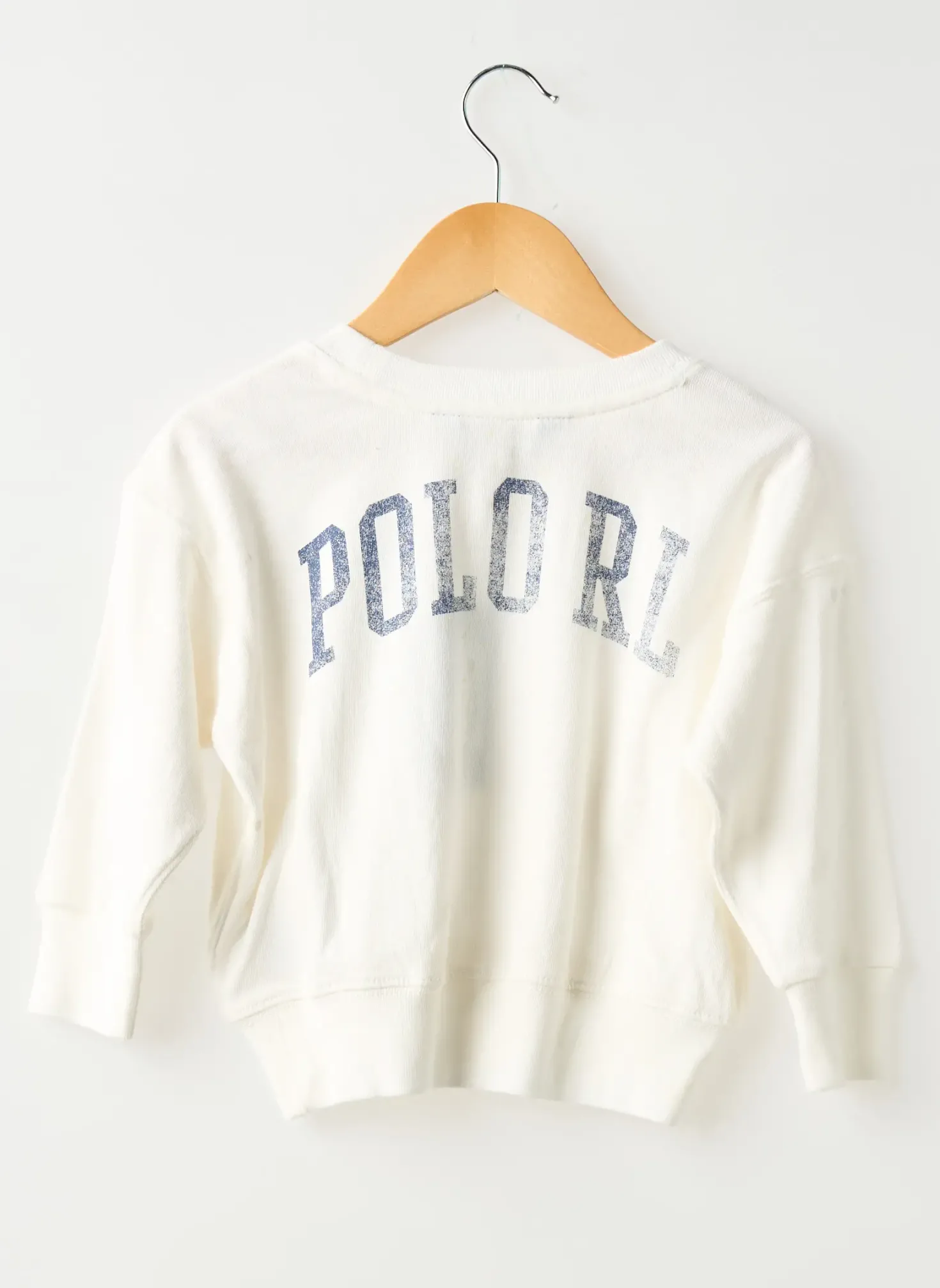 Sweat-shirt Ralph Lauren Blanc Manches Longues