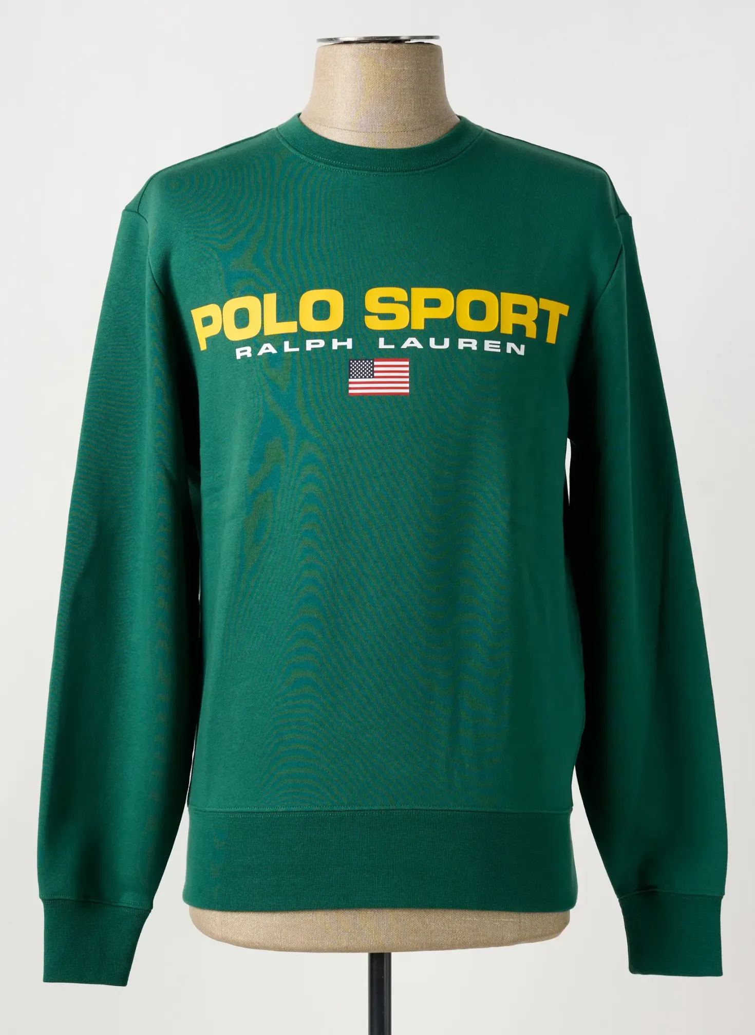 Sweat-shirt Ralph Lauren Vert Manches Longues