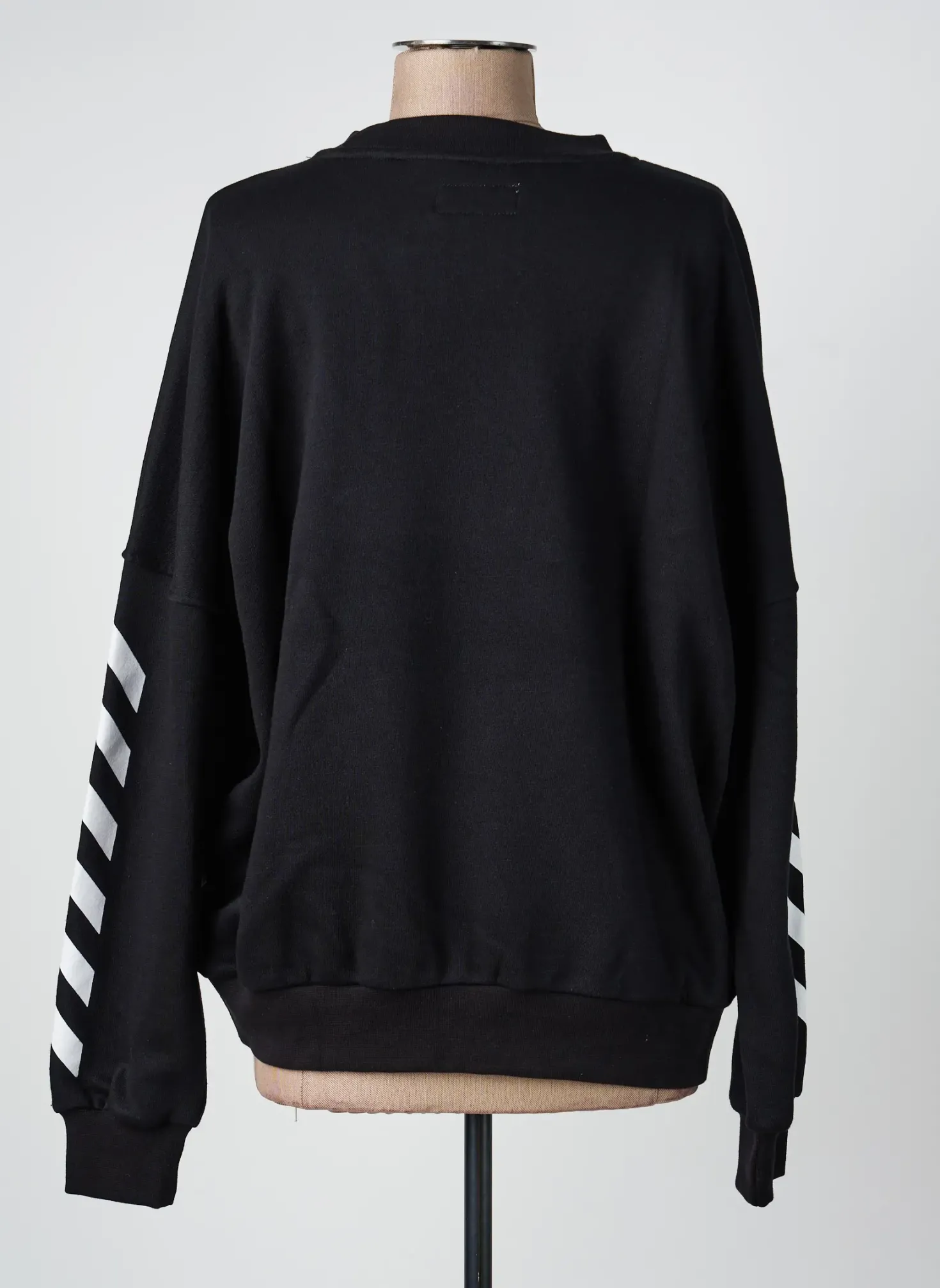 Sweat-shirt Rose Garden Noir Manches Longues