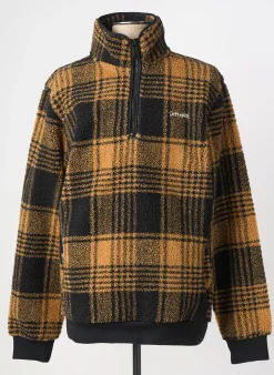 Sweat-shirt Schott Jaune Manches Longues