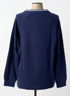 Sweat-shirt Sheego Bleu Manches Longues