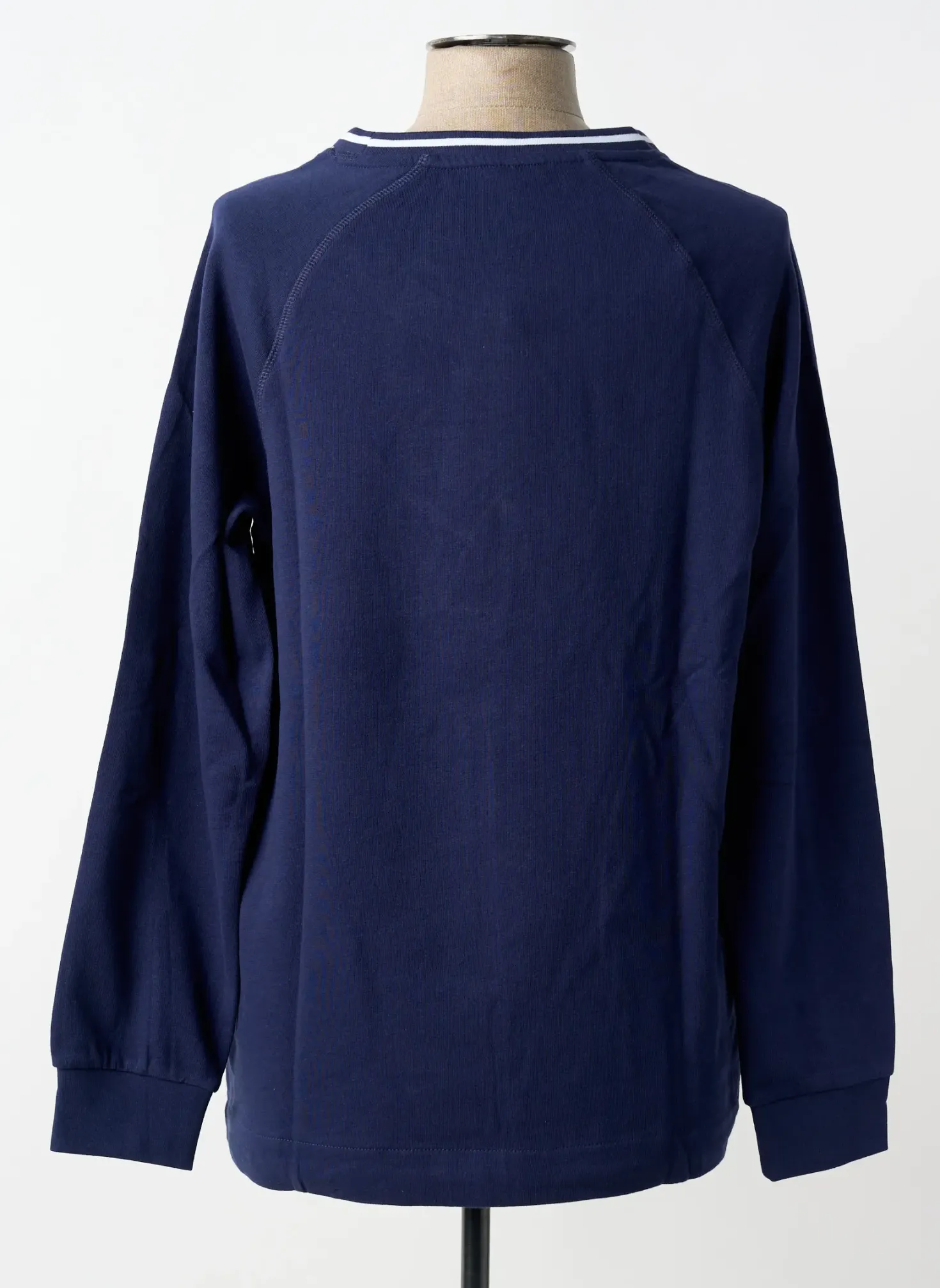 Sweat-shirt Sheego Bleu Manches Longues