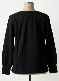 Sweat-shirt Sheego Noir Manches Longues