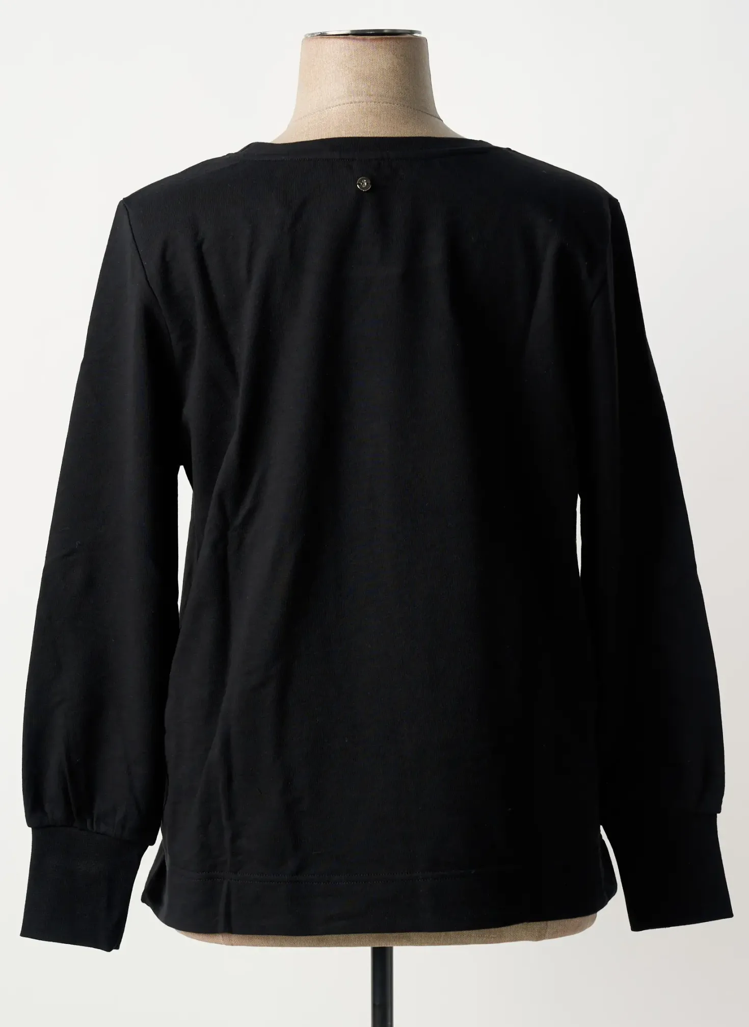 Sweat-shirt Sheego Noir Manches Longues