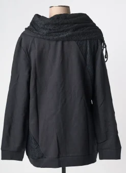 Sweat-shirt Sheego Noir Manches Longues