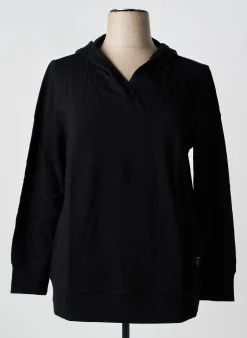 Sweat-shirt Sheego Noir Manches Longues