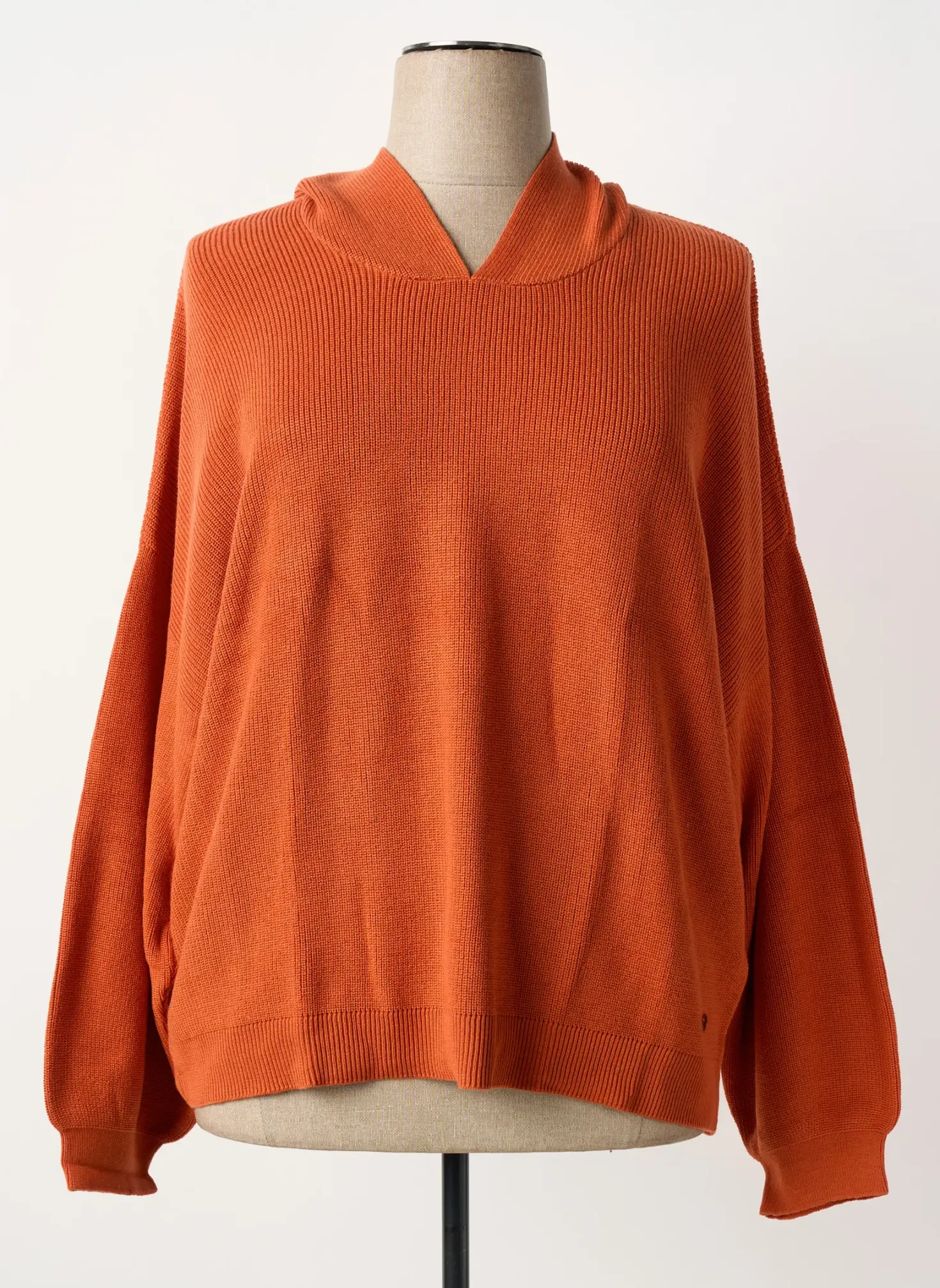 Sweat-shirt Sheego Orange Manches Longues