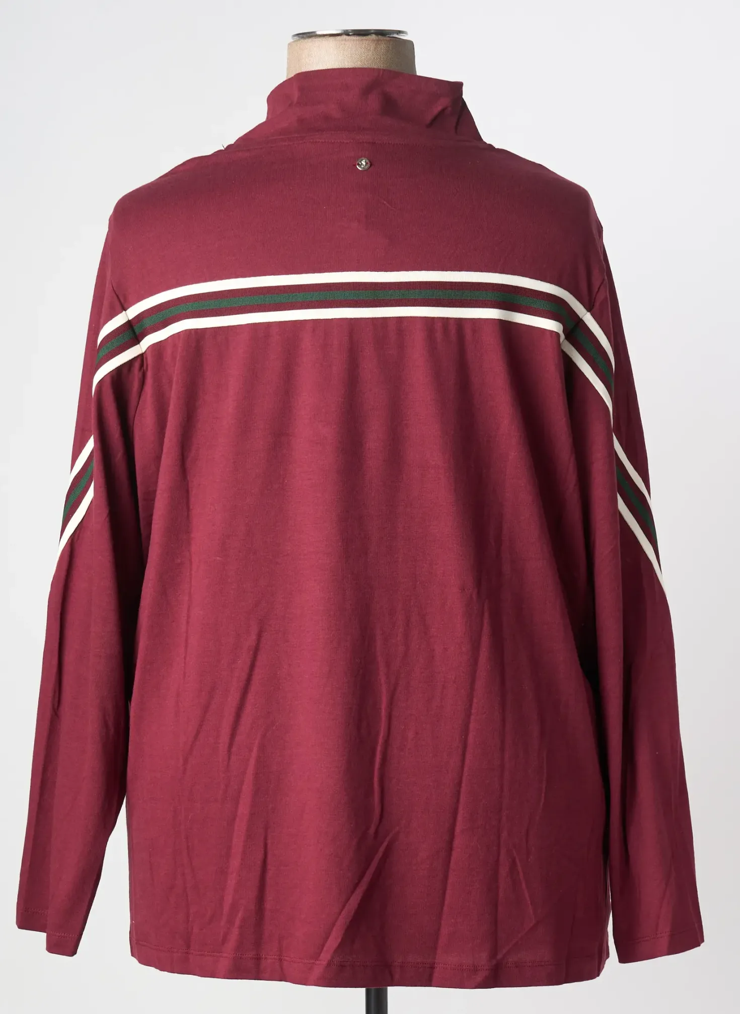 Sweat-shirt Sheego Rouge Manches Longues