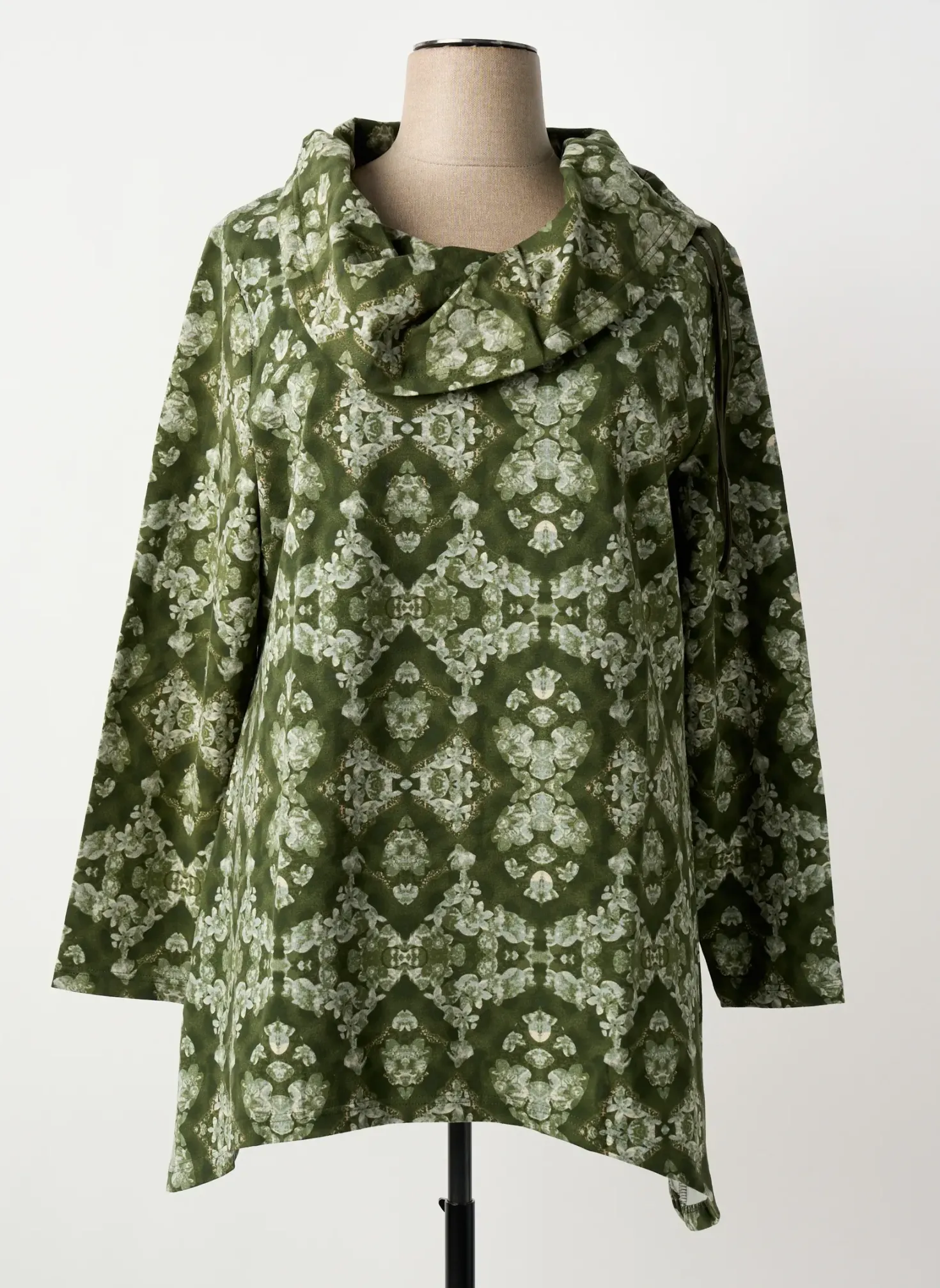 Sweat-shirt Sheego Vert Manches Longues
