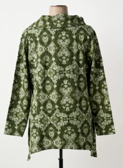Sweat-shirt Sheego Vert Manches Longues