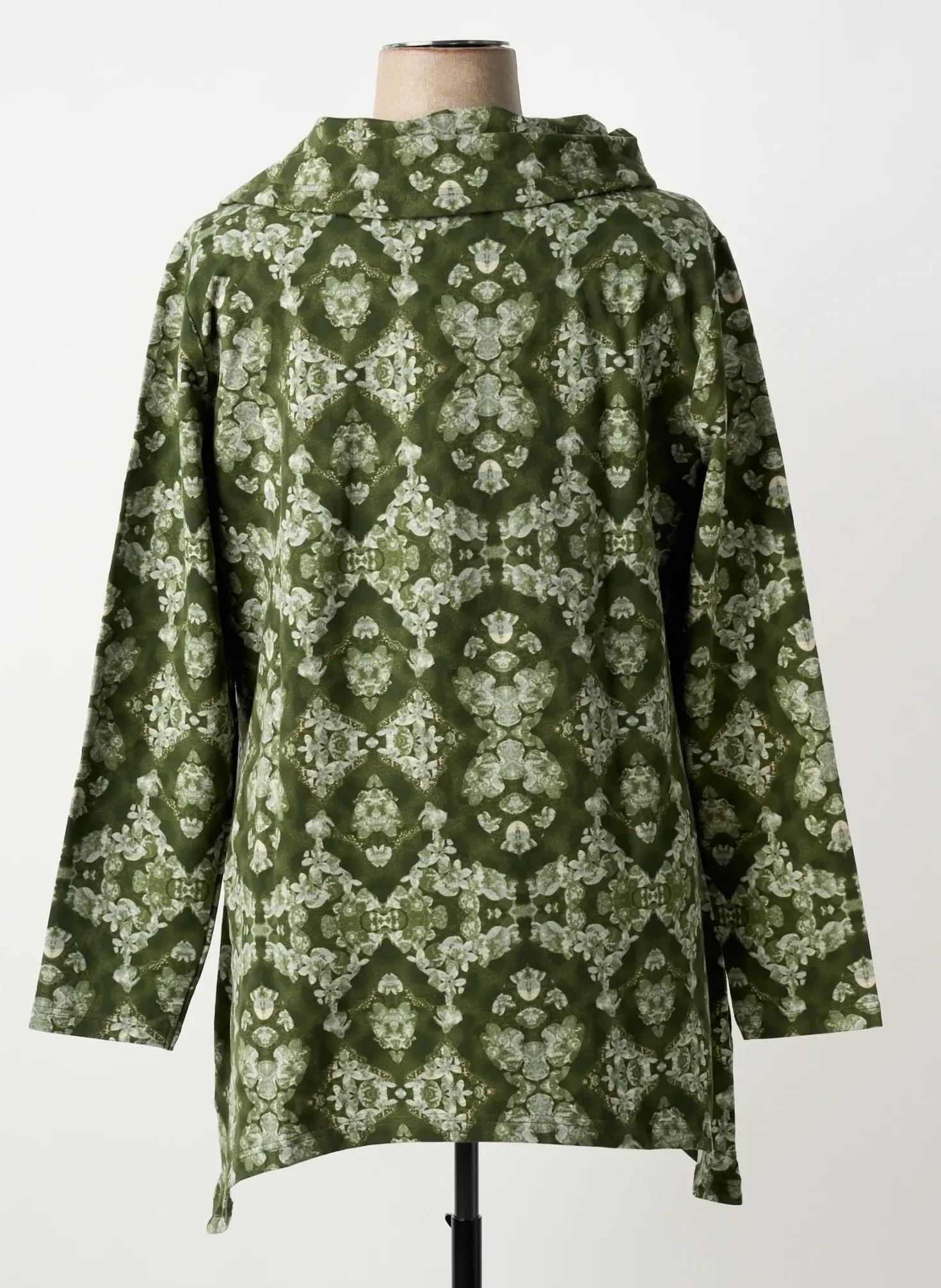 Sweat-shirt Sheego Vert Manches Longues