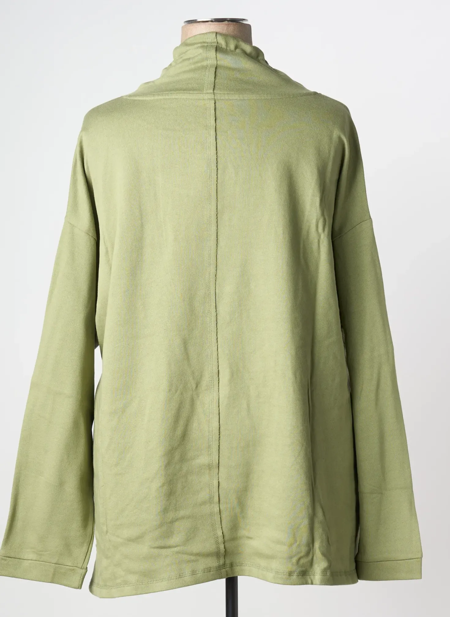 Sweat-shirt Sheego Vert Manches Longues