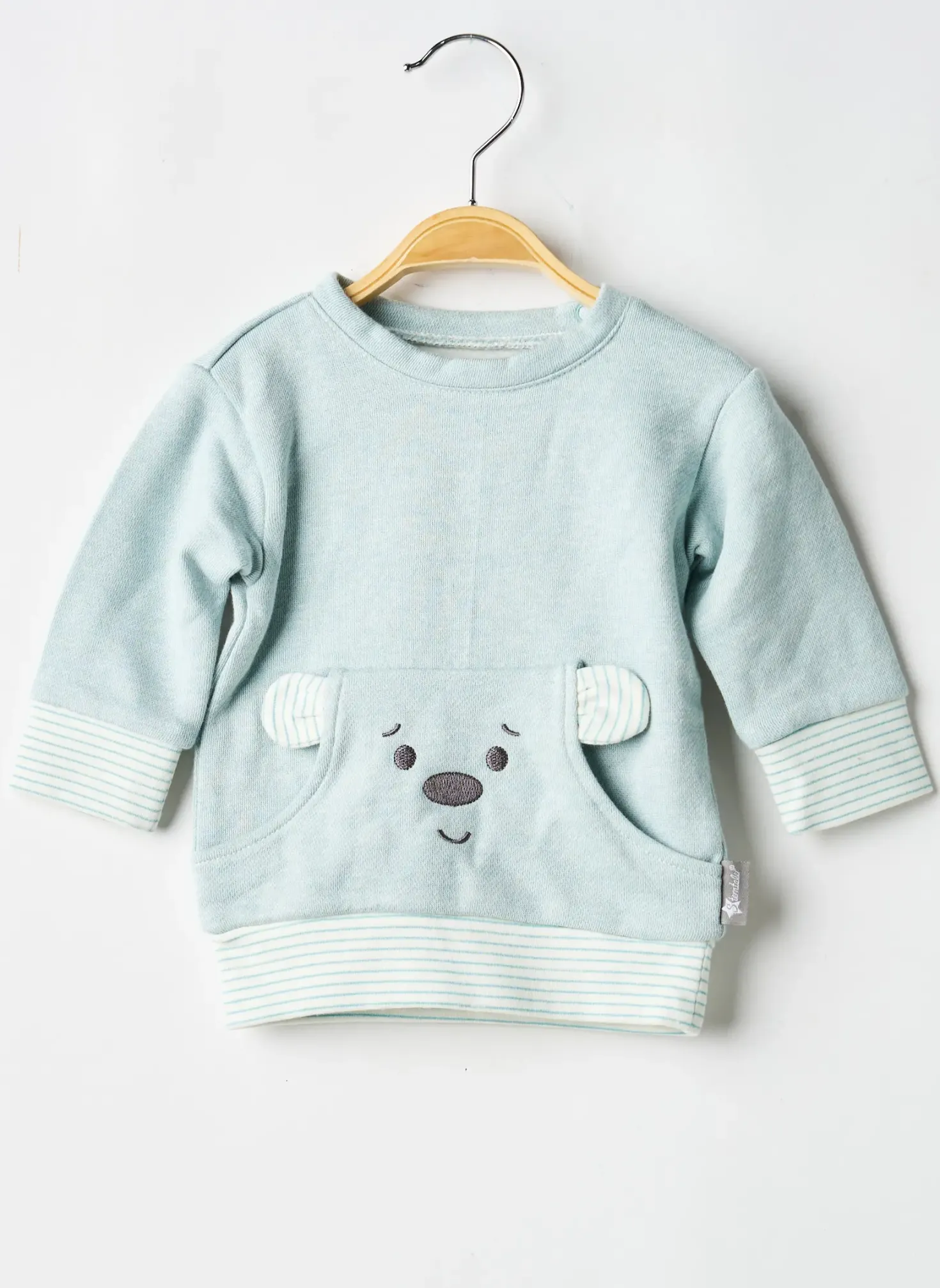 Sweat-shirt Sterntaler Bleu Manches Longues