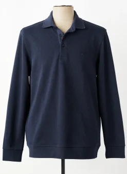 Sweat-shirt Stil Park Bleu Manches Longues