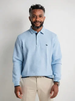 Sweat-shirt Stil Park Bleu Manches Longues