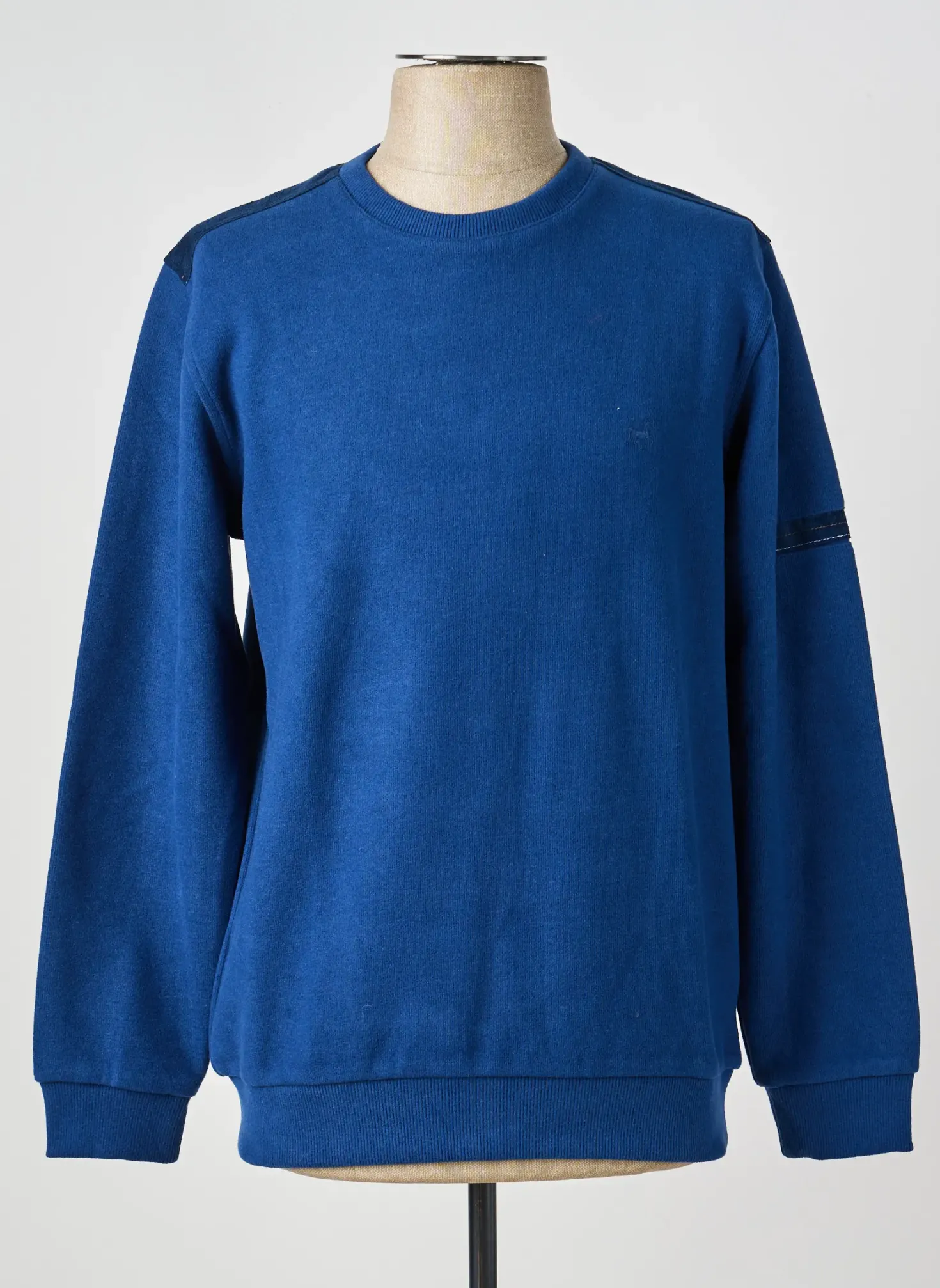 Sweat-shirt Stil Park Bleu Manches Longues