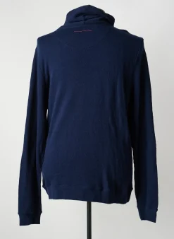 Sweat-shirt Teddy Smith Bleu Manches Longues