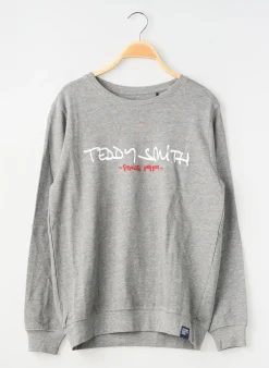 Sweat-shirt Teddy Smith Gris Manches Longues