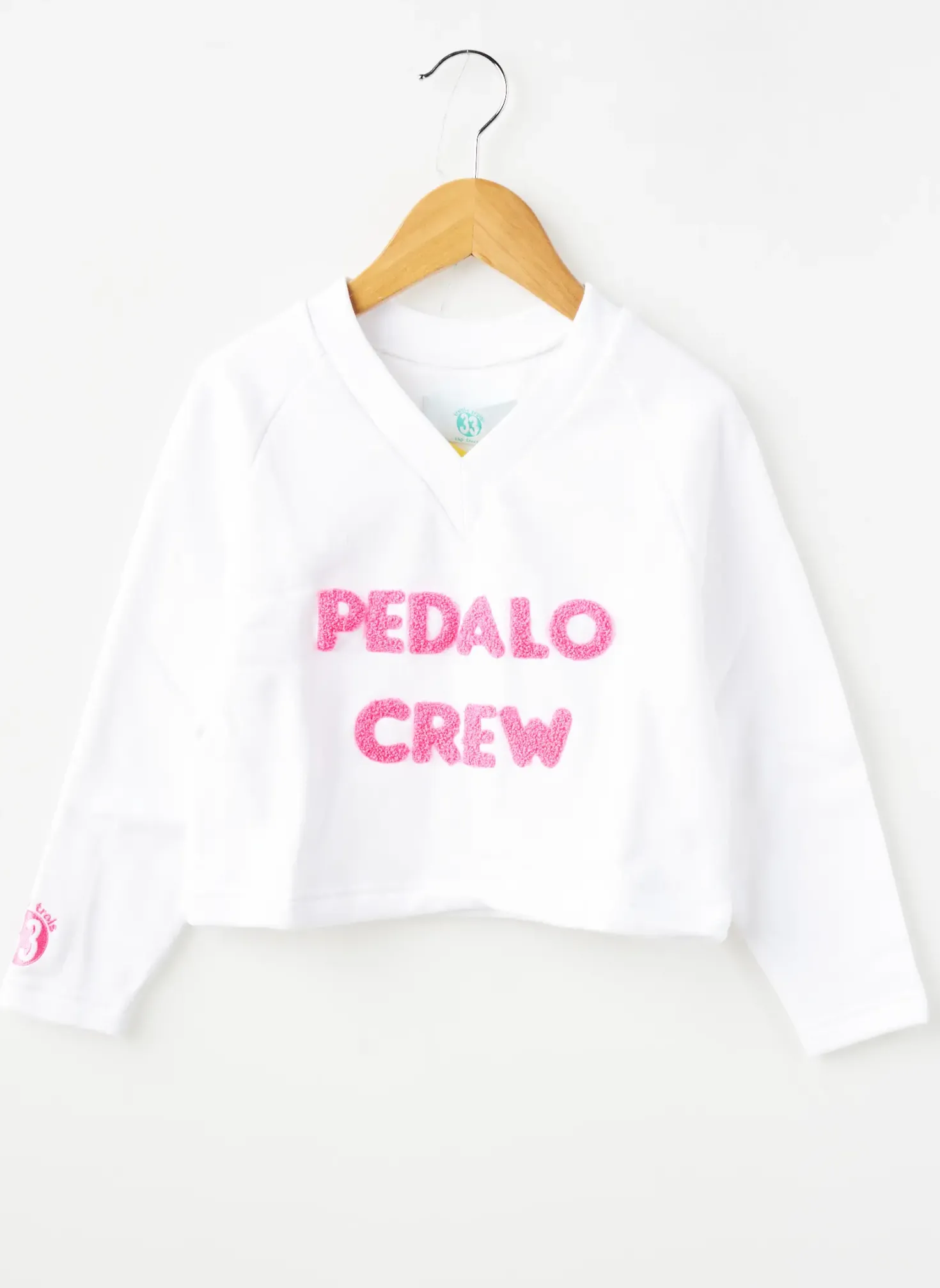 Sweat-shirt Trente Trois Blanc Manches Longues