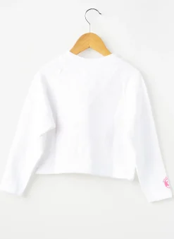 Sweat-shirt Trente Trois Blanc Manches Longues