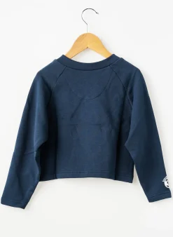 Sweat-shirt Trente Trois Bleu Manches Longues