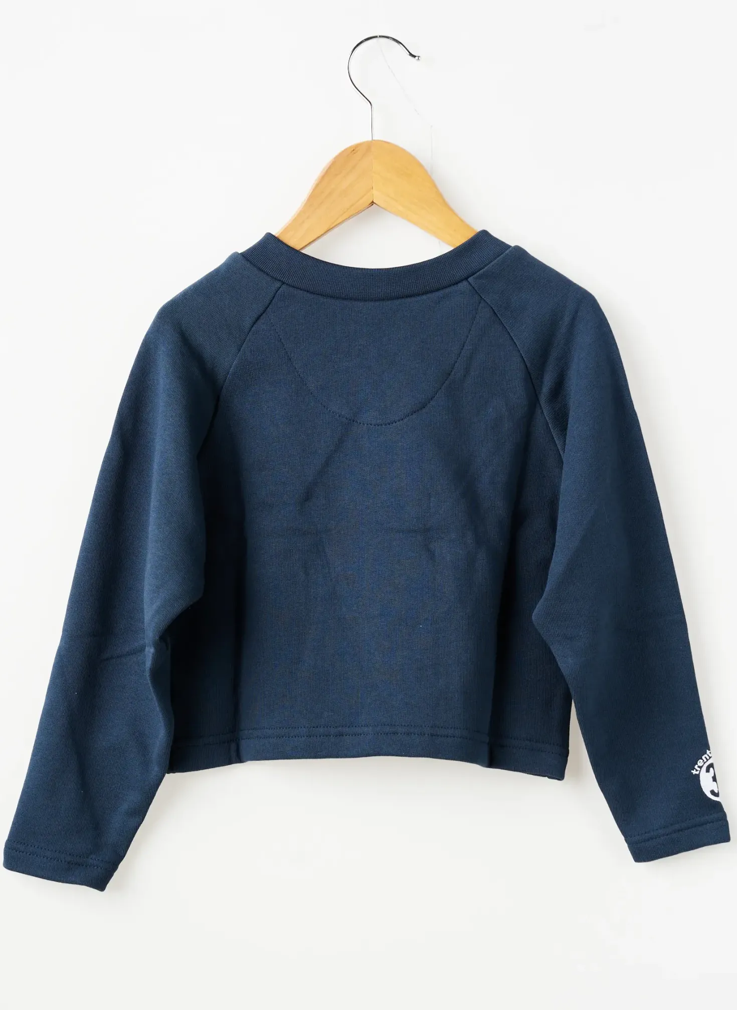 Sweat-shirt Trente Trois Bleu Manches Longues