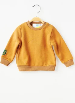 Sweat-shirt Trente Trois Orange Manches Longues