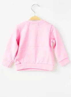 Sweat-shirt Trente Trois Rose Manches Longues