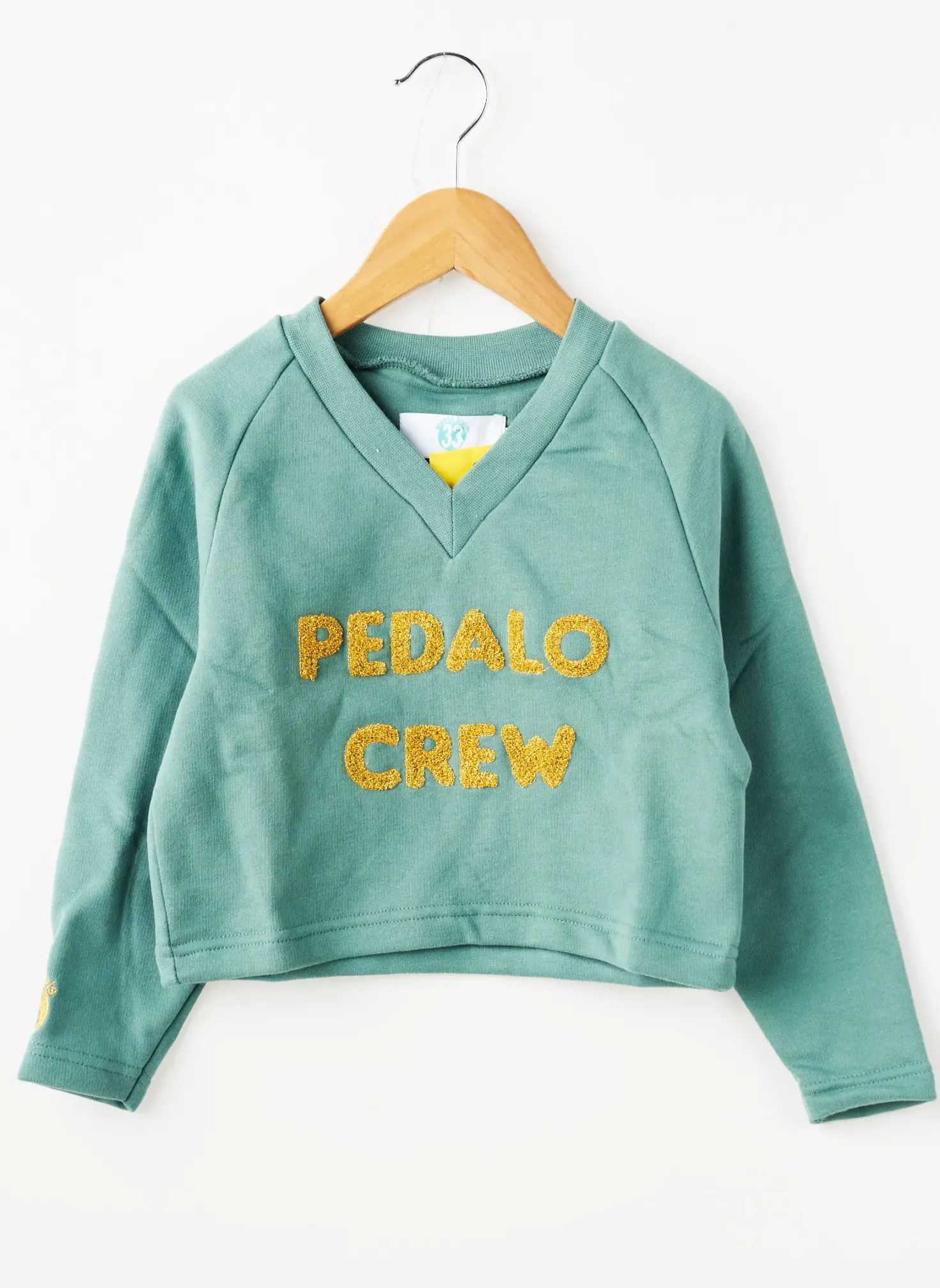 Sweat-shirt Trente Trois Vert Manches Longues