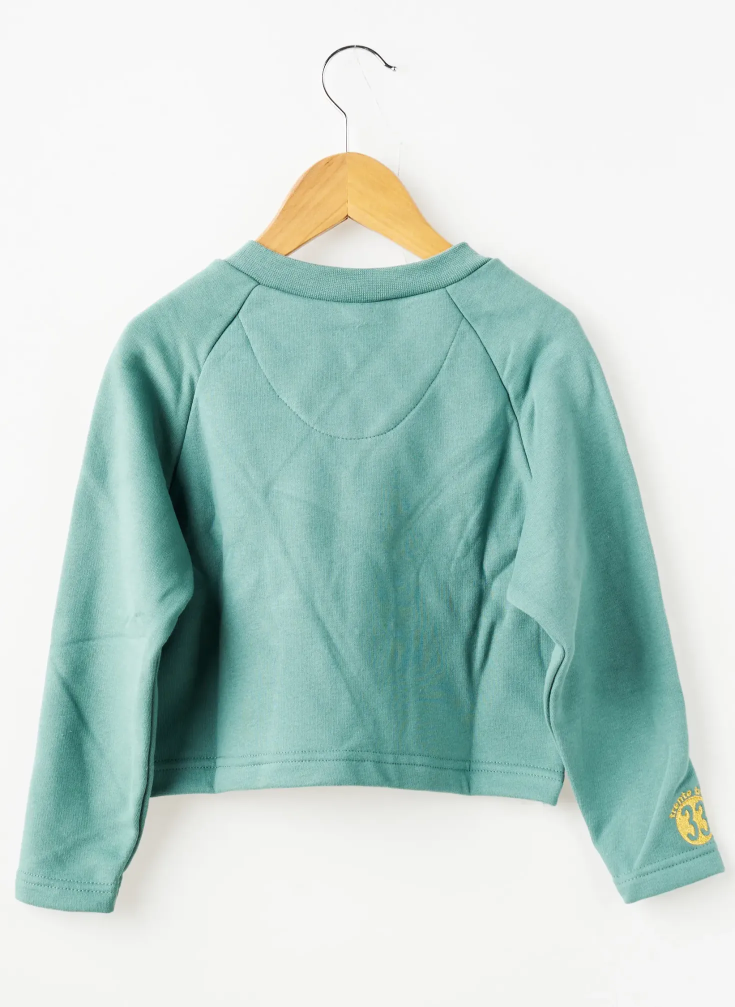 Sweat-shirt Trente Trois Vert Manches Longues