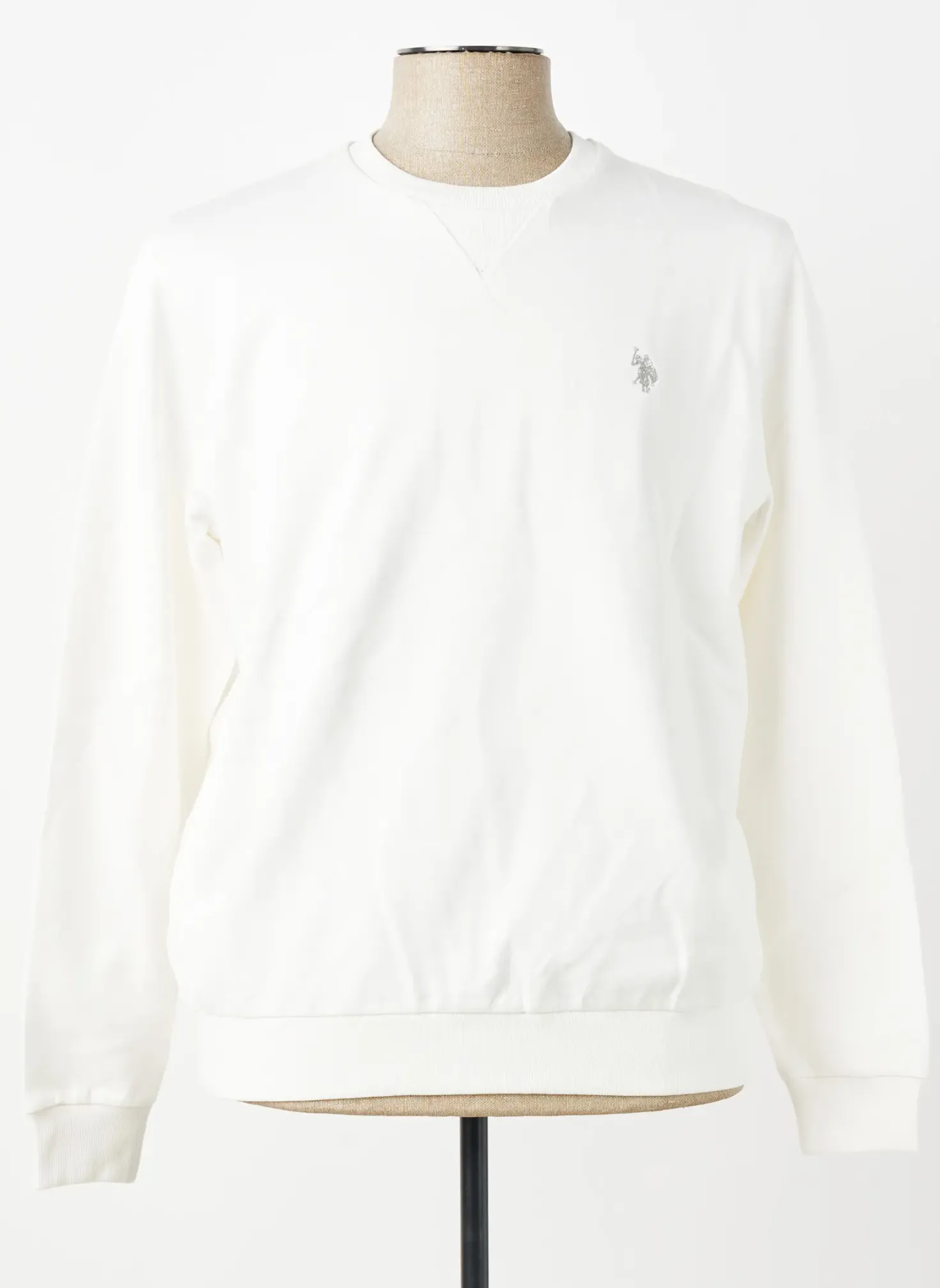 Sweat-shirt U.s. Polo Assn Blanc Manches Longues
