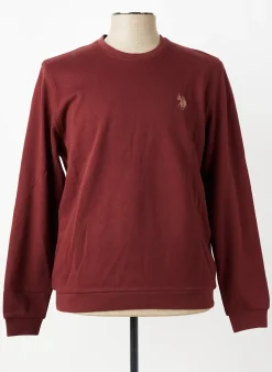 Sweat-shirt U.s. Polo Assn Marron Manches Longues