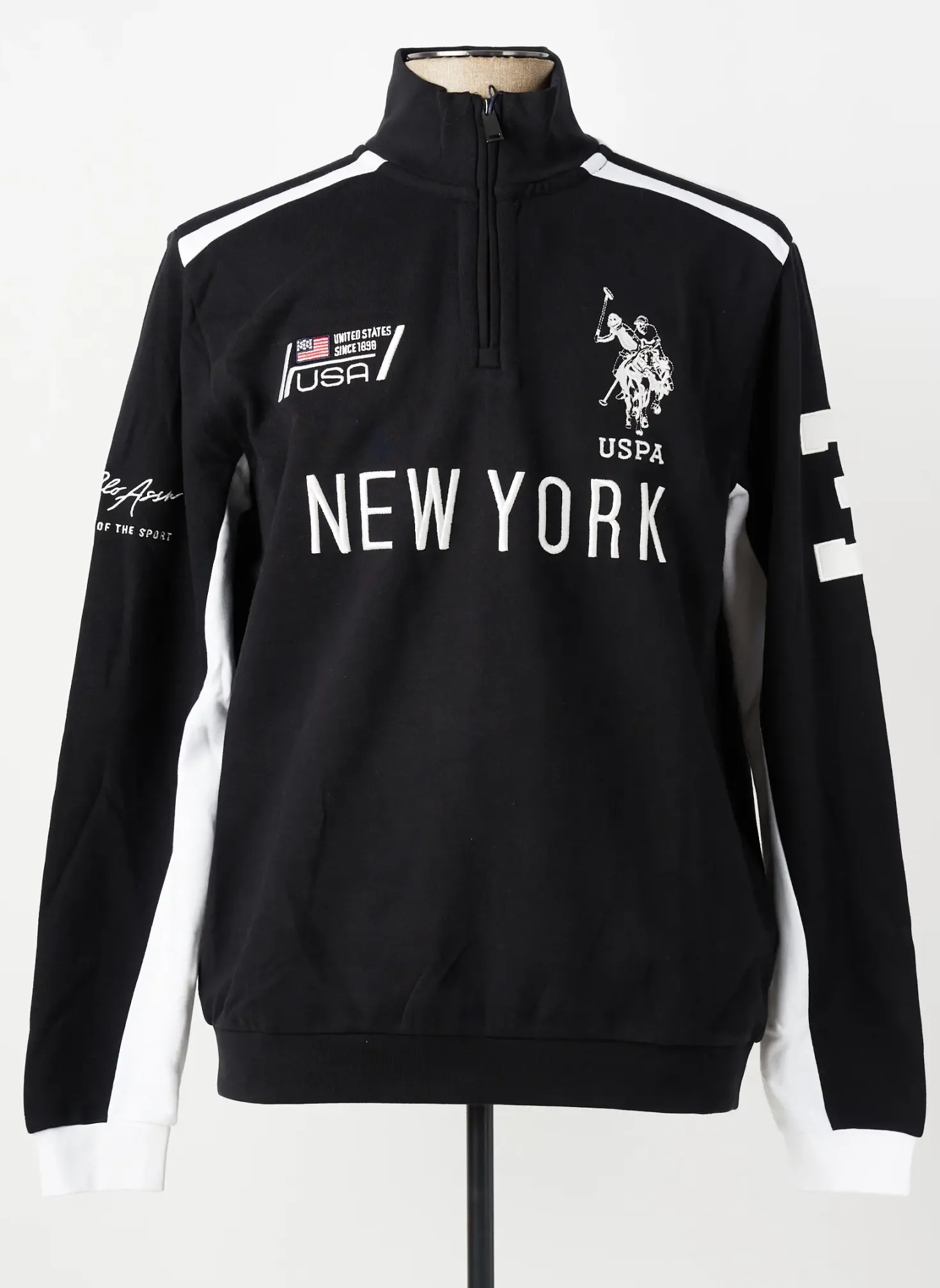 Sweat-shirt U.s. Polo Assn Noir Manches Longues