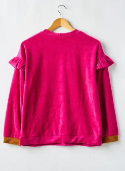 Sweat-shirt Vanina Escoubet Rose Manches Longues