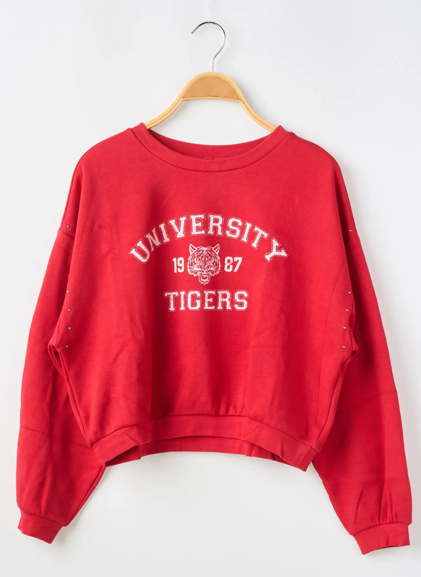 Sweat-shirt Way (way Are You) By Ikks Rouge Manches Longues