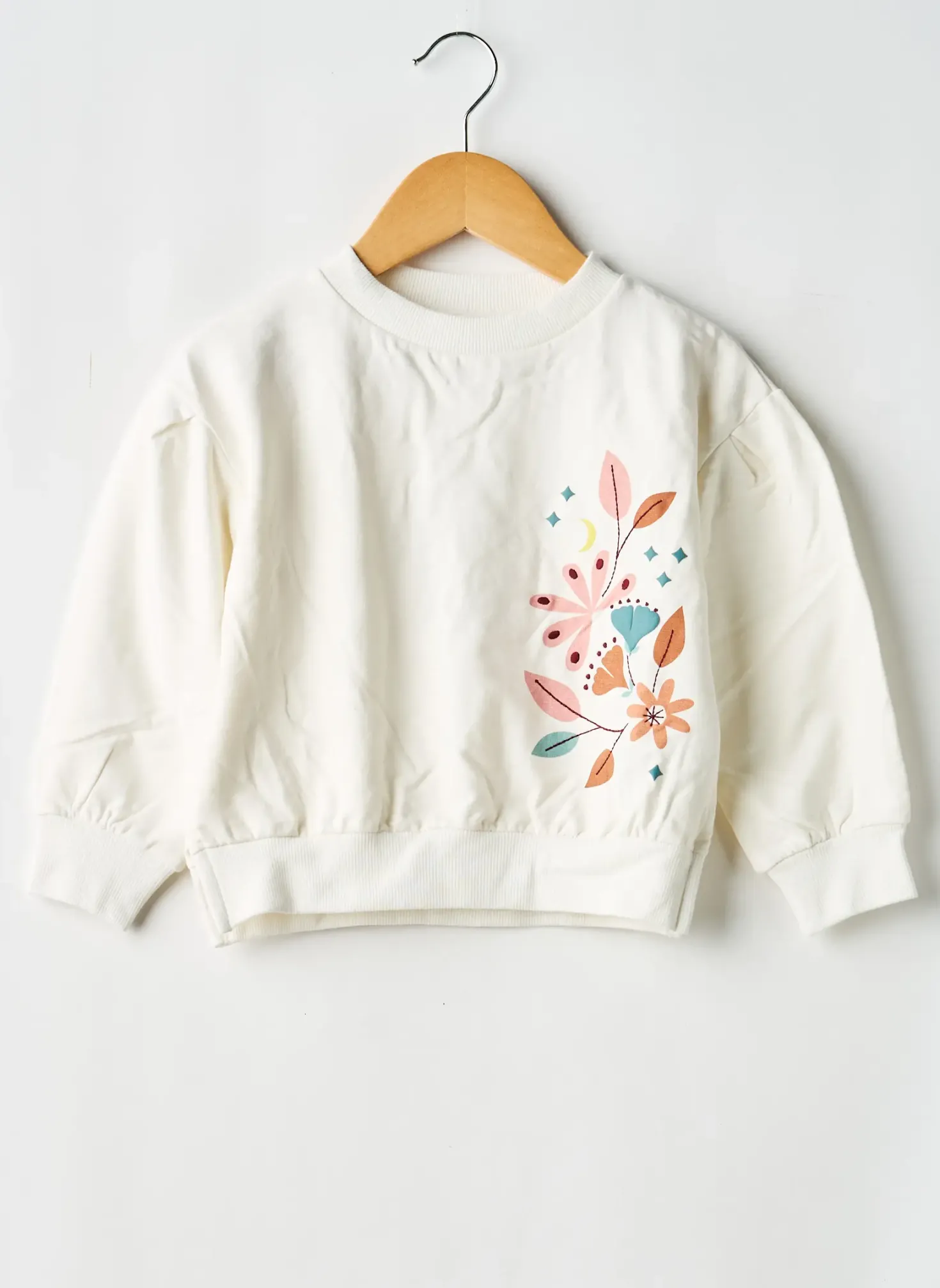 Sweat-shirt Zy Blanc Manches Longues