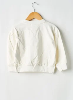 Sweat-shirt Zy Blanc Manches Longues