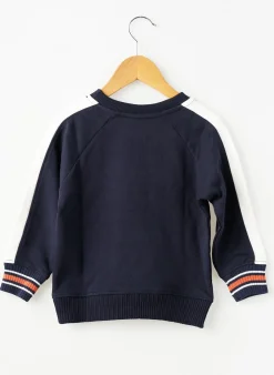 Sweat-shirt Zy Bleu Manches Longues