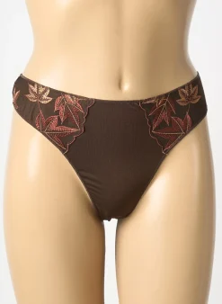 Tanga Allumette Marron
